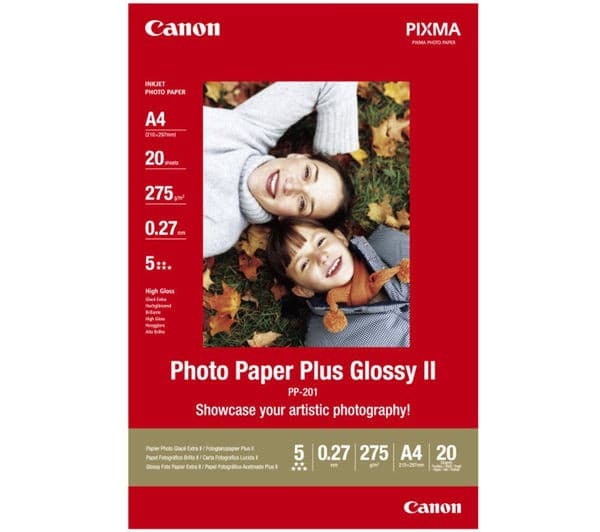 CANON A4 Glossy Photo Paper - 20 Sheets - Image 1