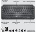Logitech MX Keys Mini Wireless Keyboard - Graphite thumbnail 7