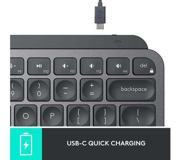 Logitech MX Keys Mini Wireless Keyboard - Graphite - Image 10