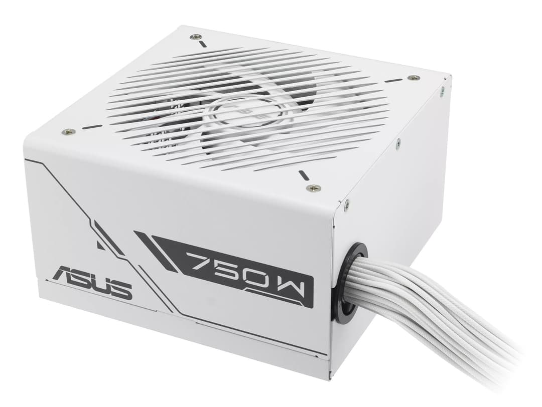 ASUS Prime 750W 80 PLUS Bronze Non-Modular ATX PSU - White - Image 1