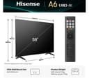 Hisense A6Q 4K UHD HDR Smart LED TV with Freely - 58-inch (58A6QTUK) thumbnail 2