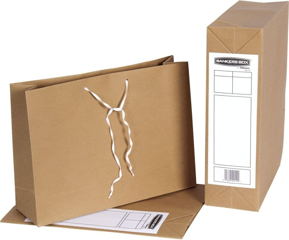 Bankers Box R-Kive Basic Storage Bag Files Foolscap Pack of 25 - Image 1