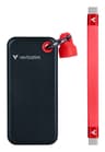 Verbatim Pocket SSD USB 3.2 Gen 2 256GB Black/Red