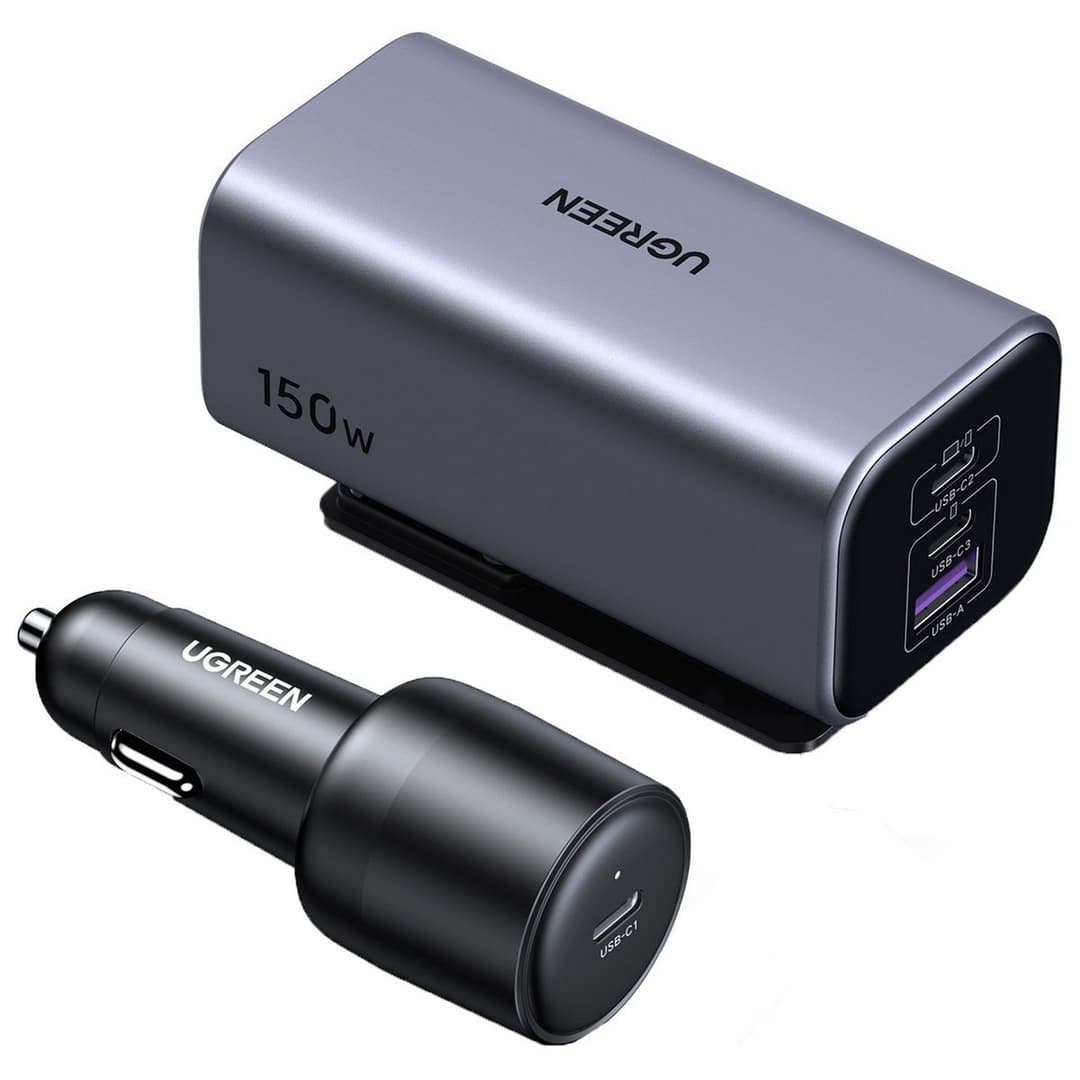 UGREEN 150W GaN Fast Car Charger - Image 4