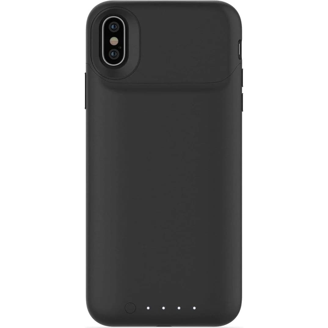 mophie Juice Pack Wireless Battery Case for Apple iPhone X, Qi Wireless Charging - Black - Image 1