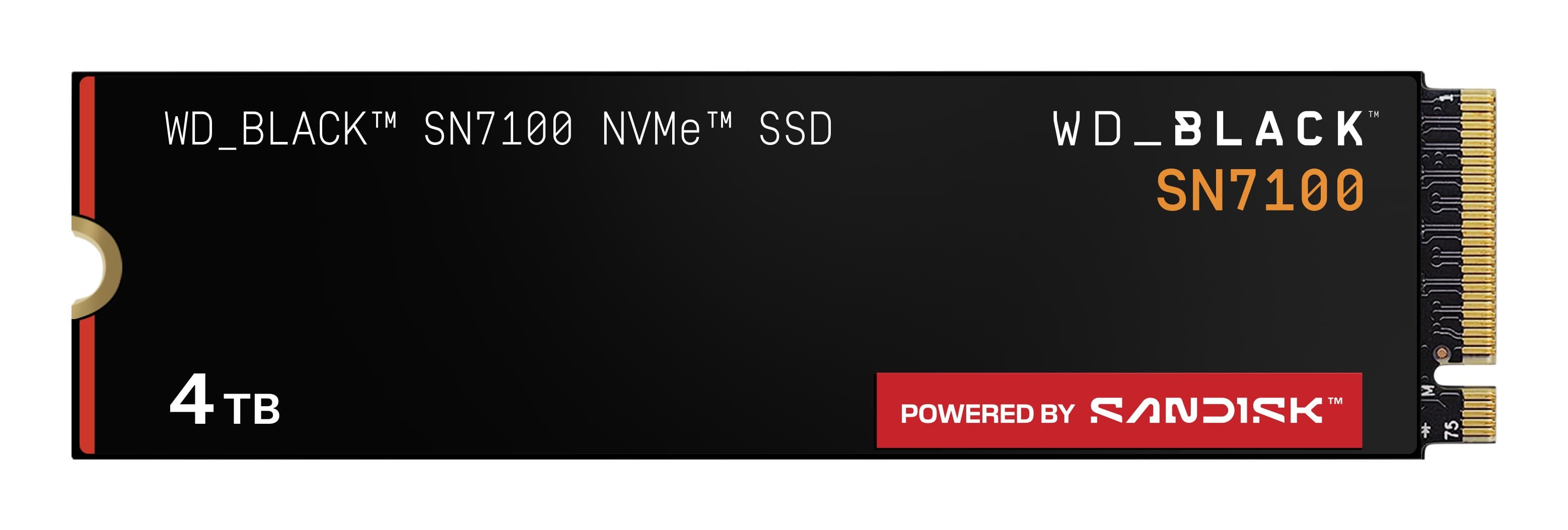 Western Digital Black SN7100 4TB M.2 2280 NVMe PCIe 4.0 SSD