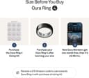 Oura Ring 4 Smart Ring Size 4 Black thumbnail 3
