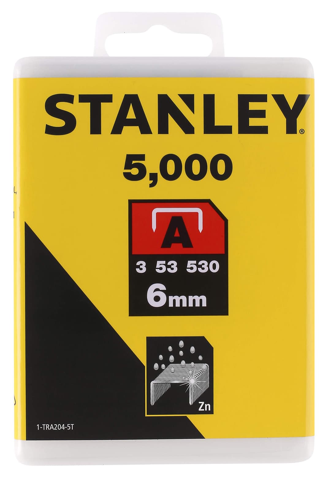 Stanley 1-TRA204-5T Light Duty Staples - Silver - Image 1
