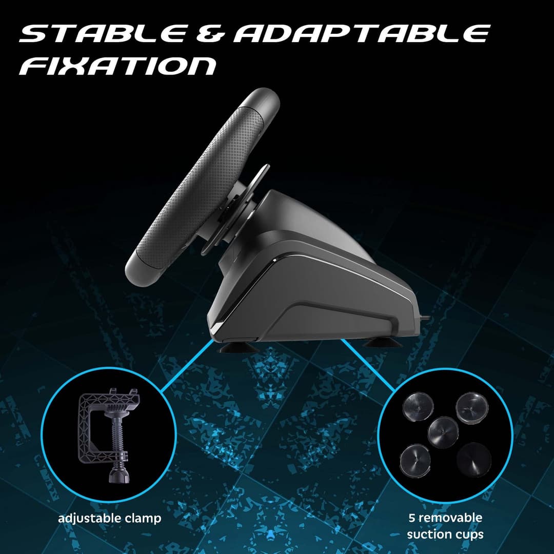 Subsonic Superdrive 270 GT5 Steering Wheel for PS5 & PC - Image 7