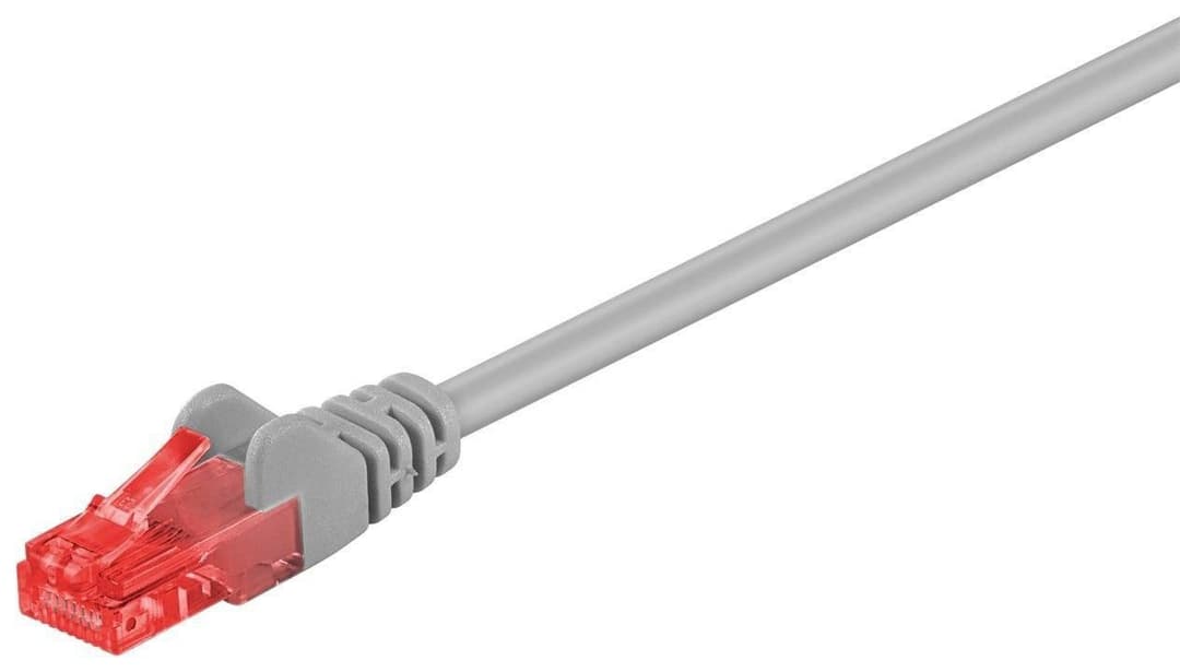 U/UTP CAT6 0.25M Grey PVC - Image 1