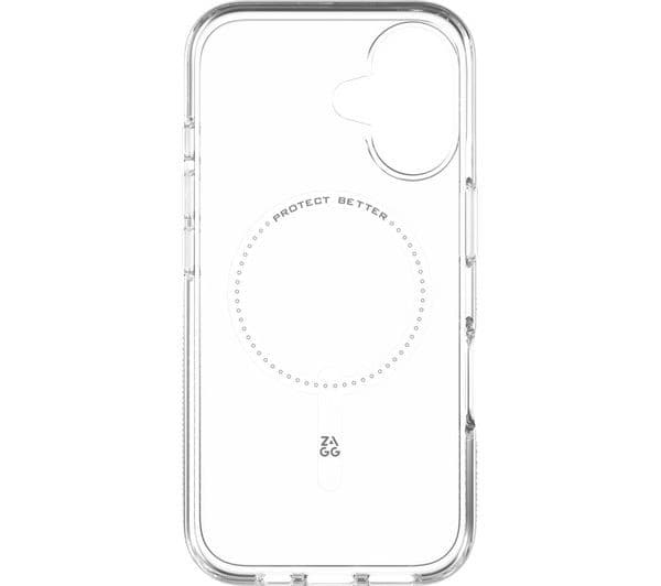 ZAGG Crystal Palace Snap iPhone 16 Case Clear - Image 1