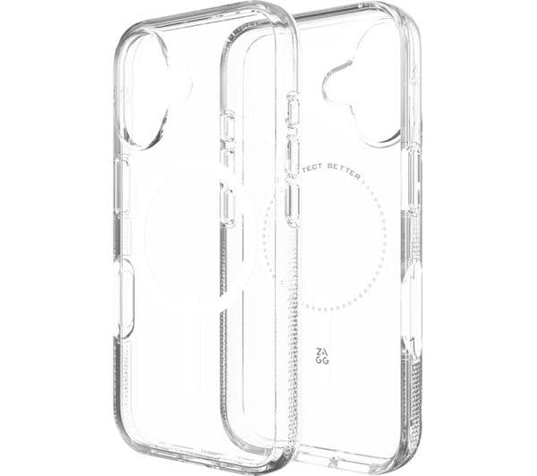 ZAGG Crystal Palace Snap iPhone 16 Case Clear - Image 3