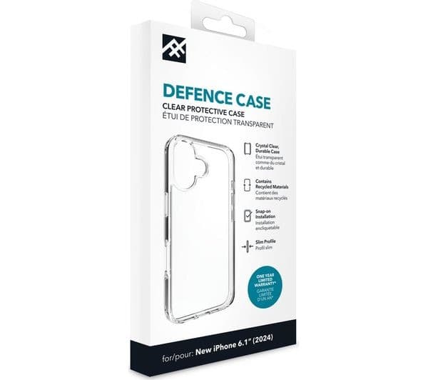 Defence iPhone 16 Case Clear - Image 2