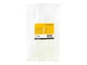 StarTech Reusable Cable Ties 20cm 100 Pack White thumbnail 1
