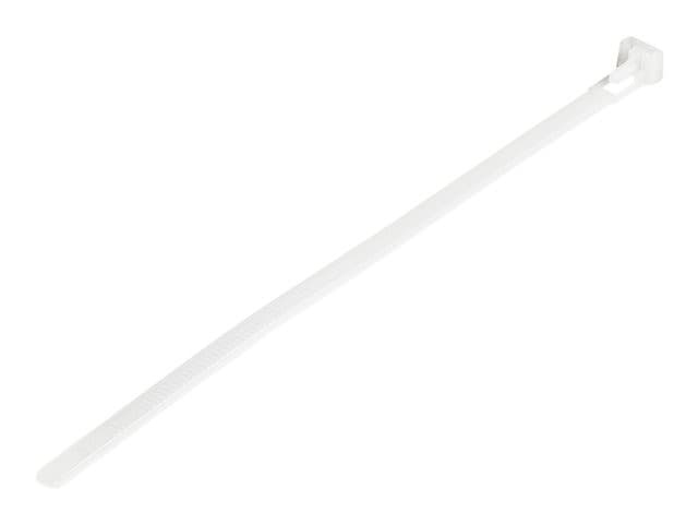 StarTech Reusable Cable Ties 20cm 100 Pack White - Image 2