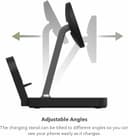 Mophie Snap+ Charging Stand & Pad MagSafe Compatible 15W Wireless Charger Black thumbnail 3