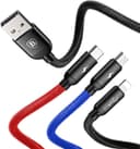 Baseus USB-A to Lightning Charging & Data Transfer Cable 2m - Black thumbnail 3