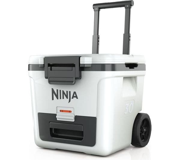 Ninja FB230UKWH FrostVault 28L Wheeled Cooler with Dry Zone - White - Image 1