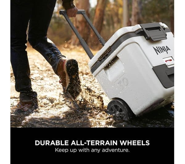 Ninja FB230UKWH FrostVault 28L Wheeled Cooler with Dry Zone - White - Image 4