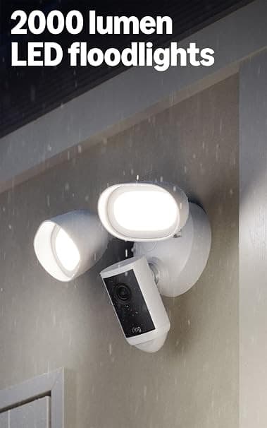 Ring Floodlight Cam Wired Plus White - Image 4