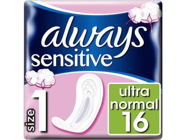 Always Sensitive Normal Ultra Sanitary Towels, 16 Pads (B00V2AZWTG) - Image 2