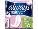 Always Sensitive Normal Ultra Sanitary Towels, 16 Pads (B00V2AZWTG) thumbnail 2