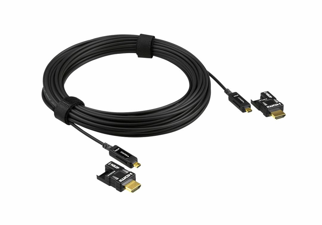 ATEN 30m 4K HDMI Active Optical Cable - Image 2
