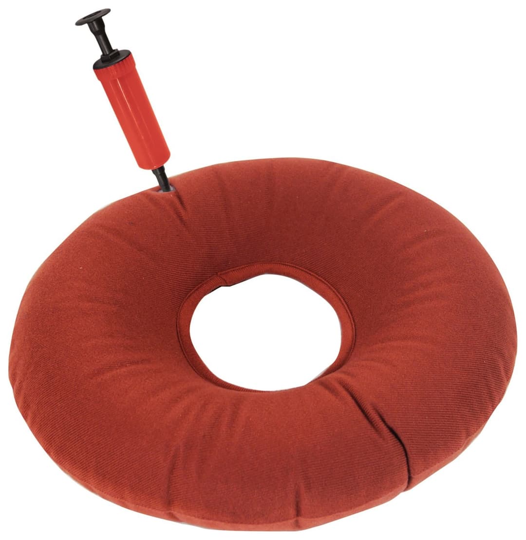 Ring Cushion - Inflatable Pressure Relief Ring Cushion - Travel Cushion + Pump. - Image 1