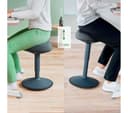 LEITZ Ergo Active Sit-Stand Stool - Dark Grey thumbnail 6
