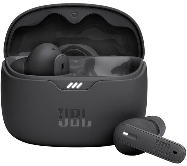 JBL Tune Beam Wireless Bluetooth Noise-Cancelling Earbuds - Black - Image 1