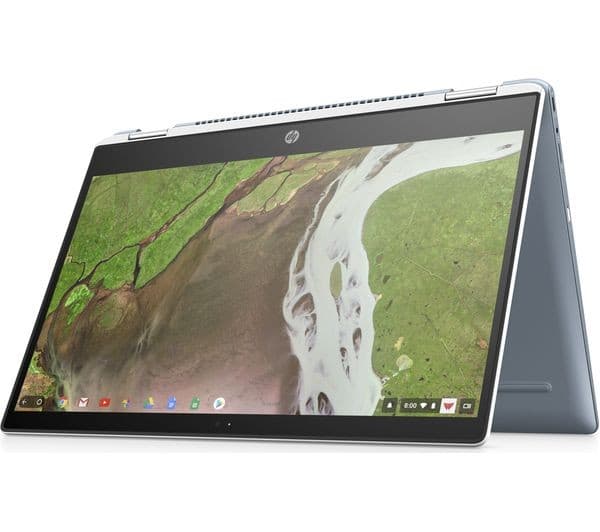 HP x360 14" 2 in 1 Chromebook - Intel® Core i3, 64 GB eMMC, White - Image 8