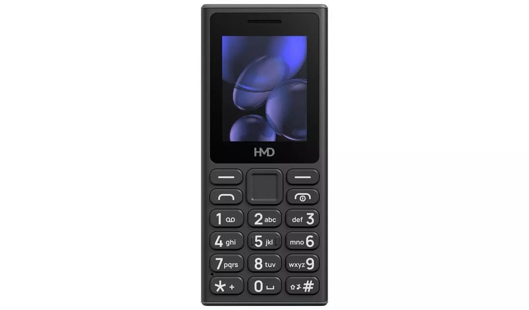 HMD 105 4G Feature Phone Dual SIM 2.4-inch Display - Black - Image 1