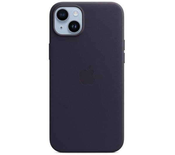 Apple iPhone 14 Plus Leather Case Black