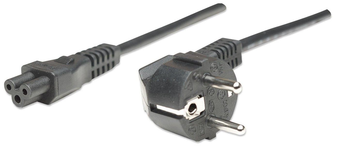 Power Cord/Cable, Euro 2-Pin