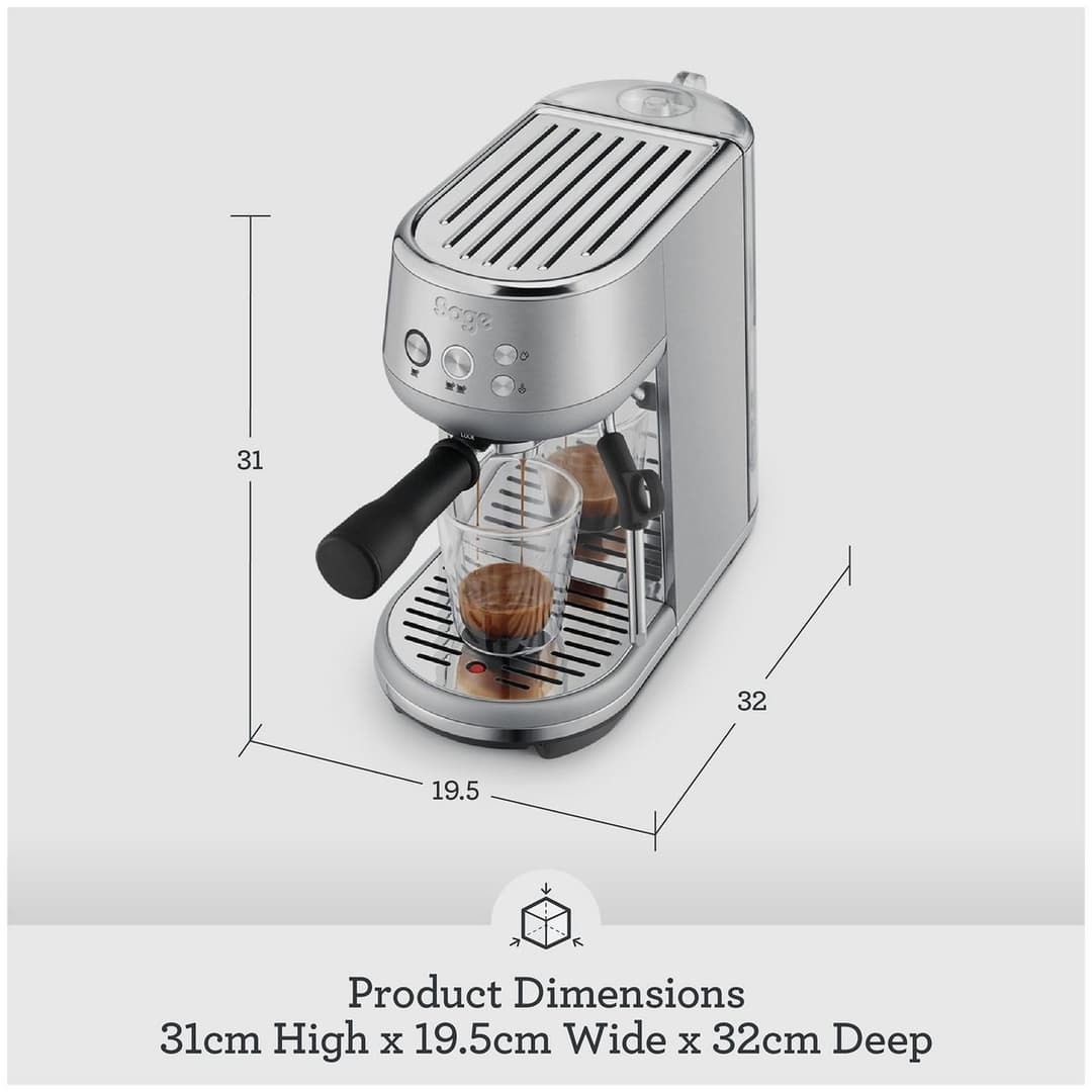 Sage Bambino SES450 Espresso Coffee Machine Stainless Steel - Image 3