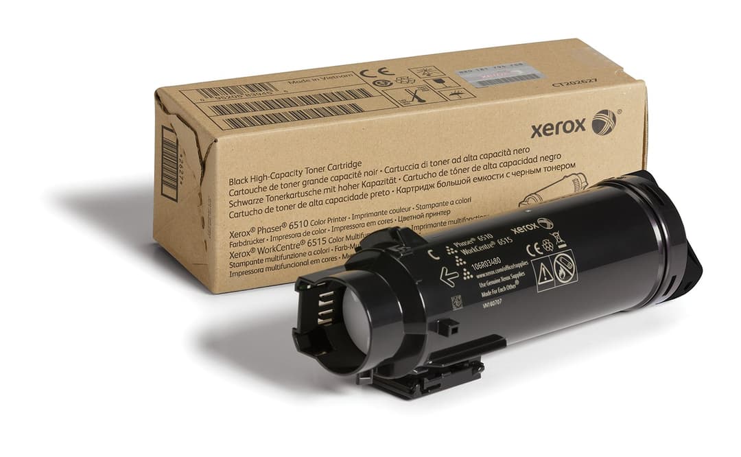 Xerox Genuine Phaser® 6510, WorkCentre® 6515 Black High capacity Toner Cartridge (5500 Pages) - 106R03480 - Image 1