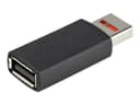 StarTech.com Secure Charging USB Data Blocker Adapter, Male to Female USB-A Charge-Only Adapter, No-Data Charge/Power-Only Adapter for Phone/Tablet, Data Blocking USB Protector Adapter - 5V, 2.4A (12 W) Max (USBSCHAAMF) - USB charge adapter - USB (power o thumbnail 2