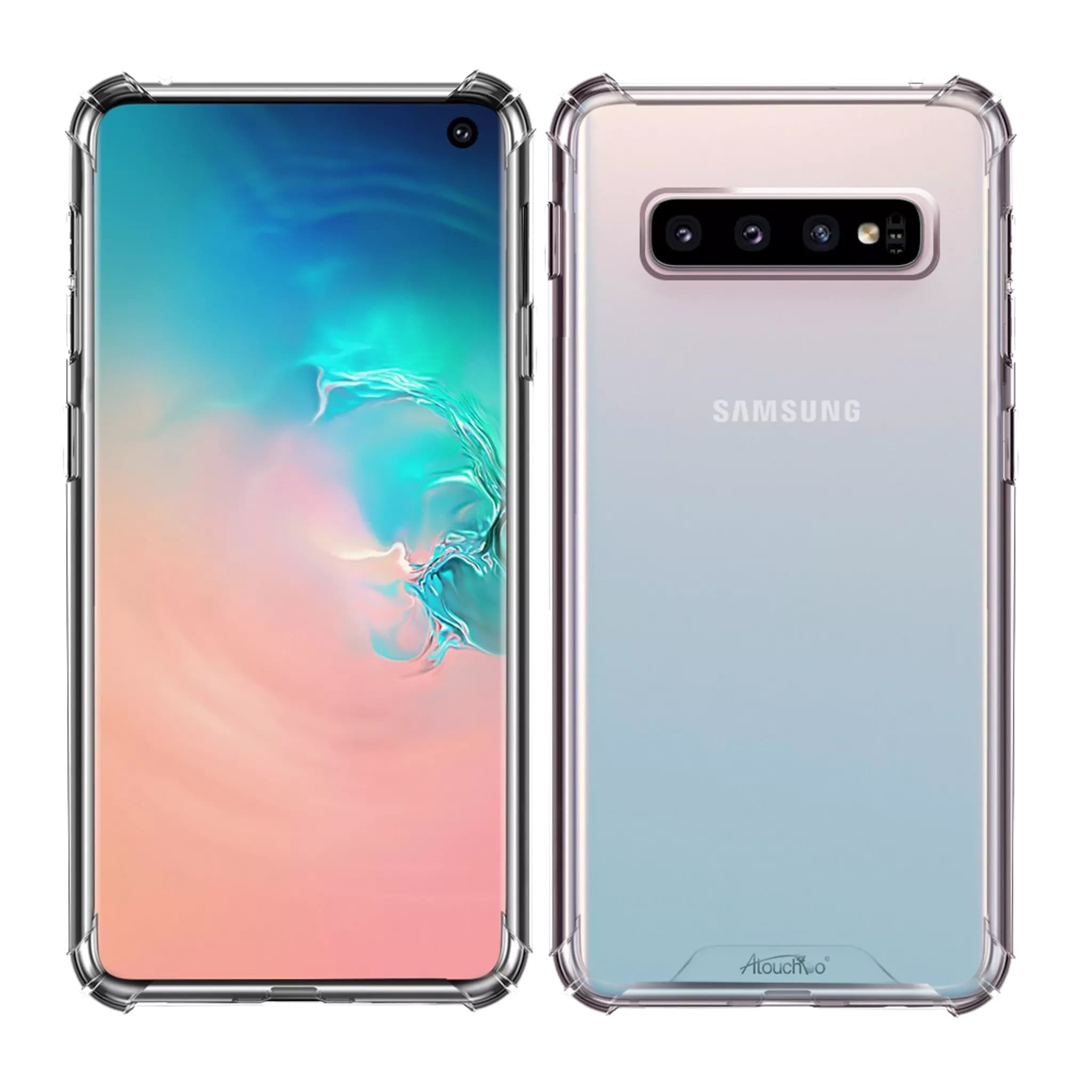 Atouchbo King Kong Clear Shockproof Armour Case for Samsung Galaxy S10