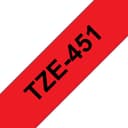 Brother TZE-451 label-making tape Black on red TZ thumbnail 1