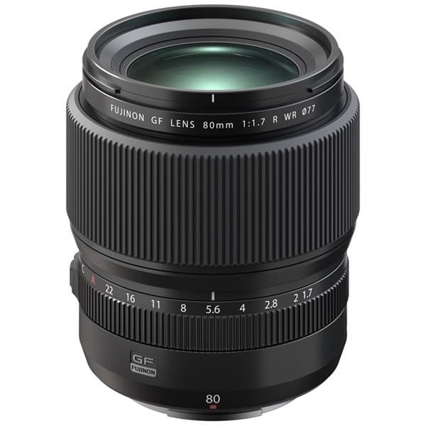 Fujifilm GF 80mm F1.7 R WR Medium Format Lens Fast Portrait Prime Lens for Fujifilm GFX Cameras - Image 1