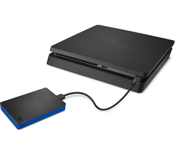 SEAGATE Gaming Portable Hard Drive for PS4 - 4 TB, Black & Blue - Image 2