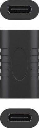 CoreParts USB-C (F) to USB-C (F) Adapter, 100W 10Gbps - Black