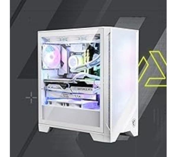 MSI MAG FORGE 320R AIRFLOW ATX Mid-Tower PC Case - White - Image 4