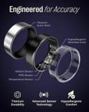 LEEP Smart Ring Size 11 Blue, IP68 Waterproof Health & Fitness Tracker with Heart Rate & Sleep Monitoring thumbnail 8