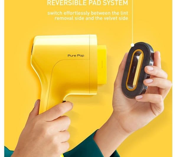 TEFAL Pure POP DT2026 Clothes Steamer - Yellow - Image 2