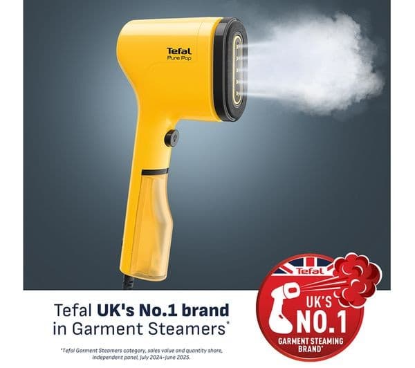 TEFAL Pure POP DT2026 Clothes Steamer - Yellow - Image 10