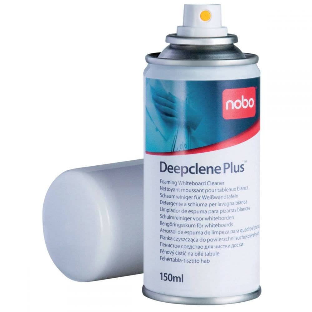 Nobo 34538408 Deepclene Plus Foaming Whiteboard Cleaner 150ml - Image 1