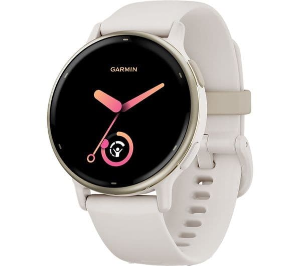 Garmin Vivoactive 5 Smartwatch Cream Gold & Ivory