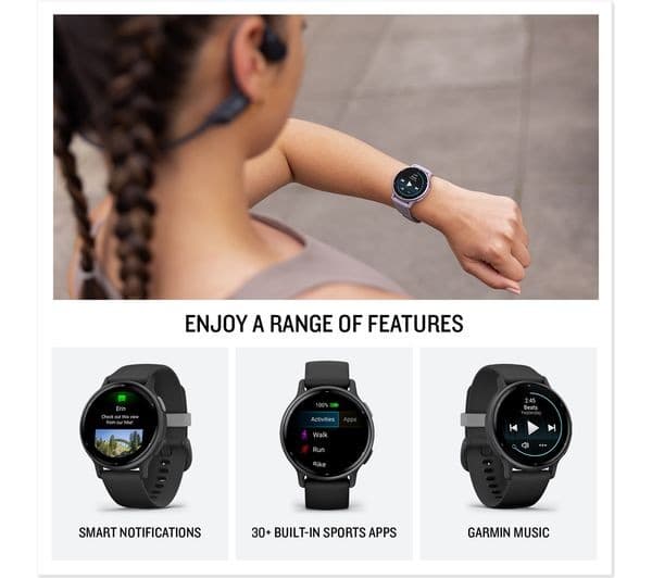 Garmin vivoactive 5 Smartwatch - Cream Gold & Ivory - Image 4
