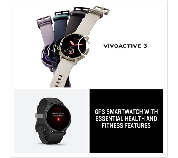 Garmin vivoactive 5 Smartwatch - Cream Gold & Ivory - Image 6